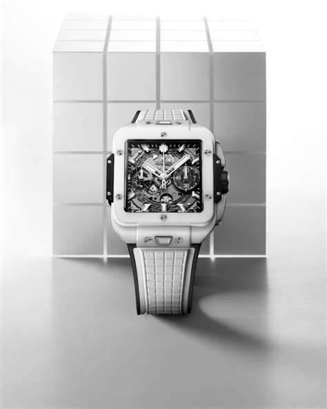 white ceramic hublot